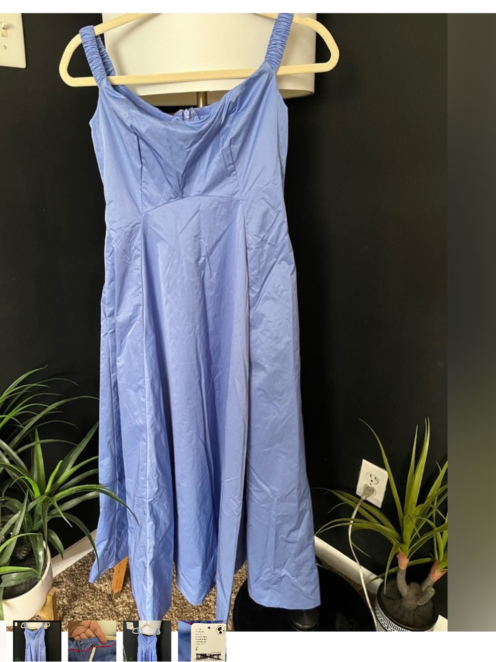 Free People Blue Midi Dress - Picture 6 of 8